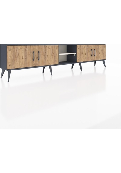 Arges Tv Ünitesi 3 Raflı 4 Kapaklı 220x30x51 Antrasit-çam/aytaşı Atlas Çam/aytası - Antrasıt Arges Tv Ünitesi 3 Raflı 4 Kapaklı 220x30x51 Antrasit-çam/aytaşı Atlas Çam/aytası - Antrasıt