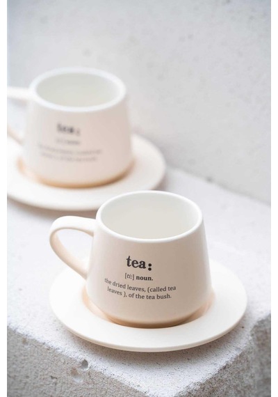 Blush Tea 2 Kişilik Fincan Takımı - 200 Ml-4859 Bej