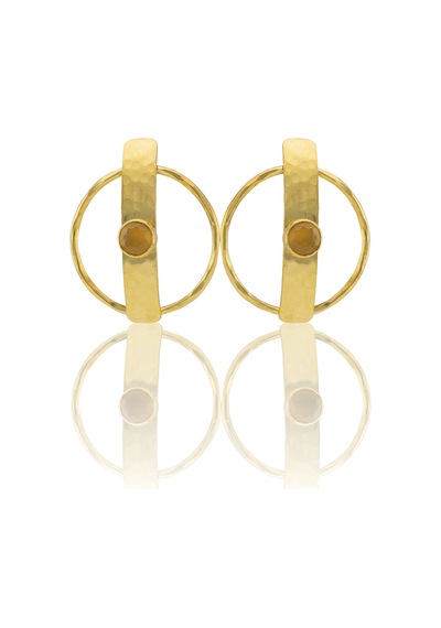 Kadir Jewellery 22 Ayar Altın Kaplama Vintage Küpe -el İşçiliği Ve Hipoalerjenik Küpe Sarı 92330666