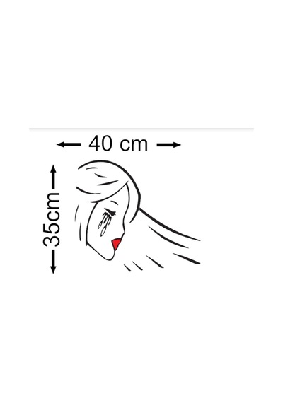 Ağlayan Kız Sticker (531106069)