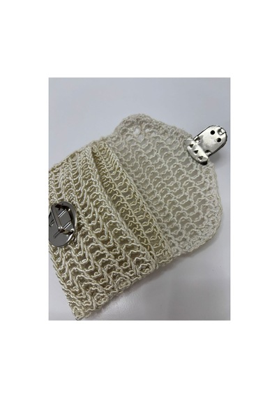 Store Örme Mini Cüzdan Krem