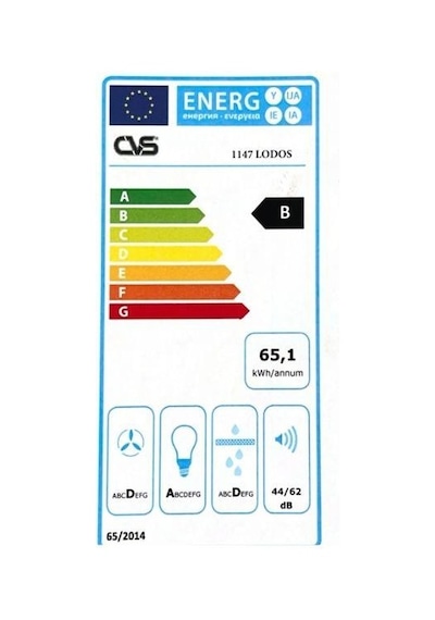 Cvs DN1147 Lodos Sürgülü Camlı Tek Filtre Aspiratör
