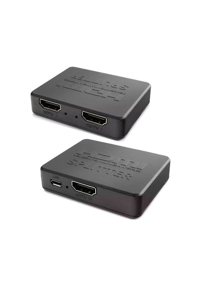 2 Port Hdmı Splitter 4k 1 Giriş 2 Çıkış + Usb Güç Kablosu