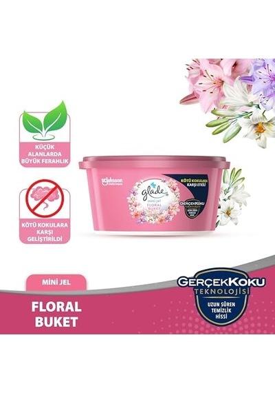 Mini Jel Floral Buket 70 G