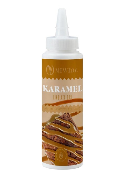 Miwida Karamel Sos - Pratik Waffle, Pankek, Krep,