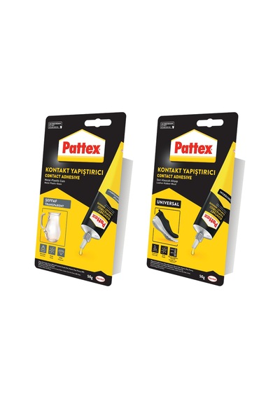 Kontakt Yapıştırıcı Seti - Deri, Kauçuk, Ahşap 50g Metal, Plastik, Cam 50 Gr