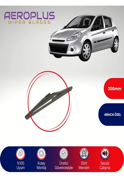 Aeroplus Renault Clio 3 Arka Silecek 2006-2011