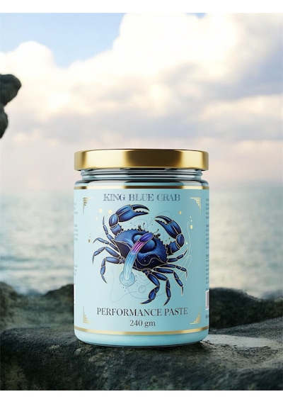 Blue Turkuaz Yengeç Karışık Atom Macun Keçiboynuzu Pekmezli Ballı Güç ve Kuvvet 3 x 240 G