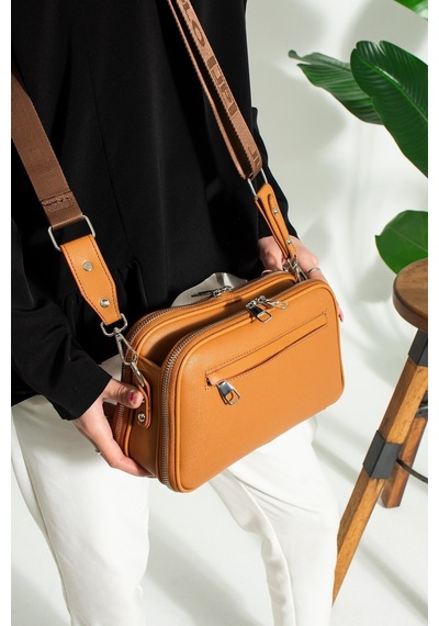 Just Polo Kadın Omuz Çantası 5016mh Taba
