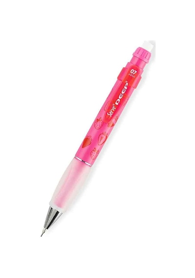 Serve Deep Mekanik Versatil Kalem 0.7mm Fosforlu Pembe Çilek Diğer