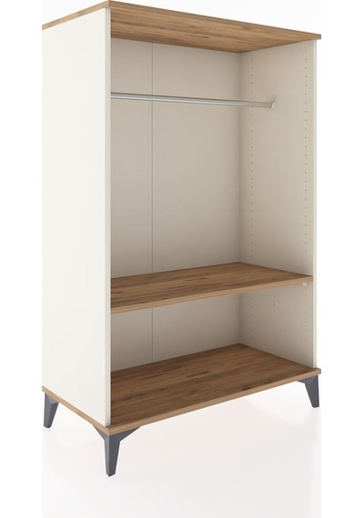 Hyperion Dolap Tek Raflı Tek Askılı 88x44x134 Aytaşı-çam Aytaşı
