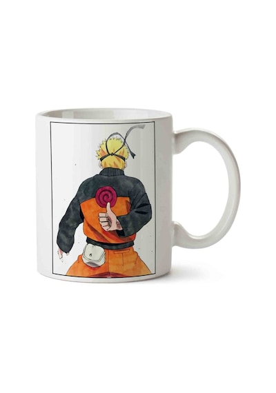Naruto Ok İki Tarafı Baskılı Kupa Bardak.jpg