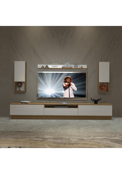 Decoraktiv Trendstyle 270das Mdf Tv Ünitesi Tv Sehpası Pera - Beyaz