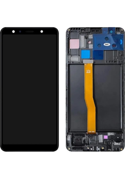 Samsung Galaxy Uyumlu A7 2018 A750 Lcd Ekran Dokunmatik Çıtalı