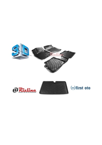 Rizline Hyundai Getz 3D Havuzlu Paspas + Bagaja Havuzu A+Kalite
