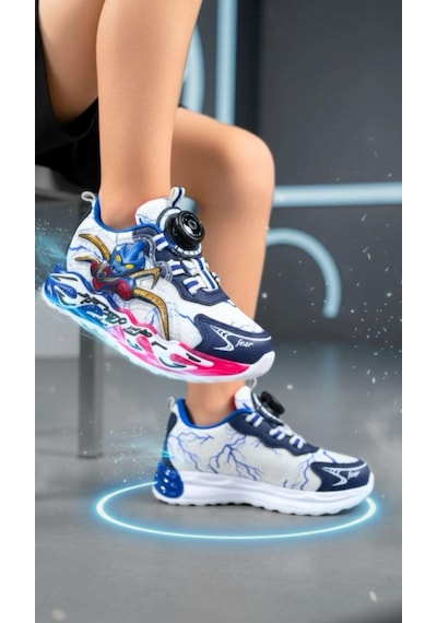 Gala Akıllı Bağcık Karakter Baskılı Erkek Çocuk Sneaker Lacivert