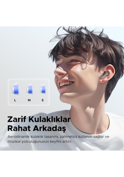 Soundpeats Clear Bluetooth 5.3 Kulak İçi Kulaklık