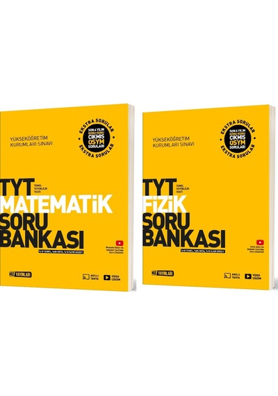 Hız 2025 Tyt Matematik + Fizik Soru Bankası Seti 2 Kitap