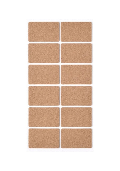 12 Li Kahverengi Dikdörtgen Mobilya Keçesi 3,5x5,5 Cm Yapışkanlı Sandalye Masa Koltuk Ayağı Parke Koruyucu Kahverengi 12 Li Kahverengi Dikdörtgen Mobilya Keçesi 3,5x5,5 Cm Yapışkanlı Sandalye Masa Koltuk Ayağı Parke Koruyucu Kahverengi