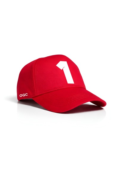 Ogc 1 Sayısı Unisex Şapka Kırmızı