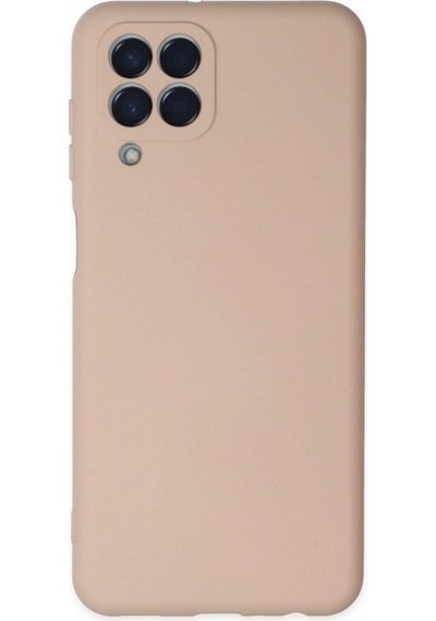 Samsung Galaxy M33 Kılıf Nano İçi Kadife Silikon - Pudra Düz Renkli