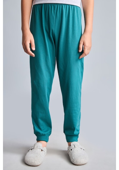 Defacto Regular Fıt Baskılı Tişört Eşofman Altı 2li Pijama Takımı Erkek Çocuk I0551a826augr400 Gri-gr400
