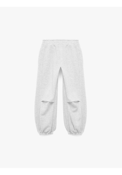 Koton Cep Detaylı Oversize Beli Lastikli Balon Fit Eşofman Altı Kar Melanj 7wkg40175ak Gri Melanj Koton Cep Detaylı Oversize Beli Lastikli Balon Fit Eşofman Altı Kar Melanj 7wkg40175ak Gri Melanj