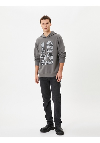 Koton Atatürk Baskılı Kapşonlu Sweatshirt 100.yıla Özel Antrasit 4wam70500mk Antrasit Koton Atatürk Baskılı Kapşonlu Sweatshirt 100.yıla Özel Antrasit 4wam70500mk Antrasit