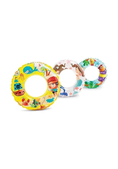 Intex Şeffaf Desenli Simit 61 Cm 59242