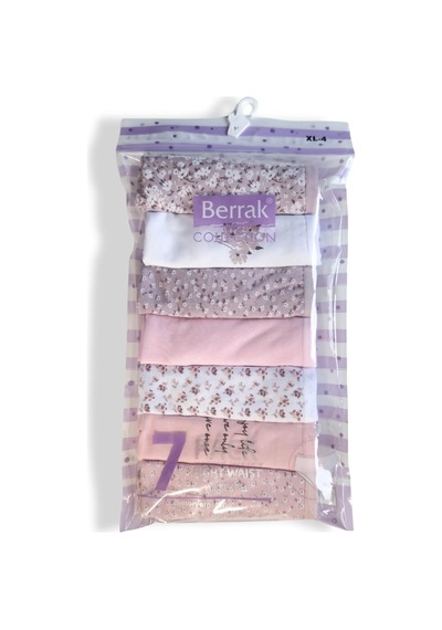 Berrak 11449-12 Kadın 7 Li Bato Külot Desen-12