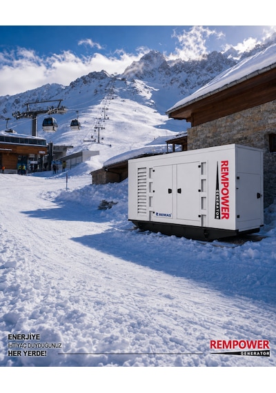 Rempower Perkins Motorlu Rpr 22 Kva Otomatik Kabinli Dizel Jeneratör