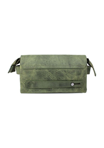 Alphaclub Bag Erkek Haki Renk Hakiki Deri El Ve Portföy Çantası