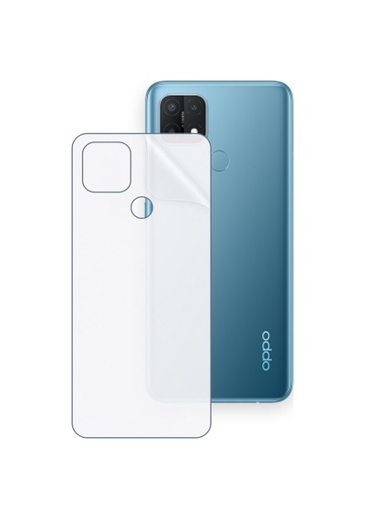 Schitec Oppo A15s Uyumlu Arka Yüzey Hidrojel Koruyucu Film