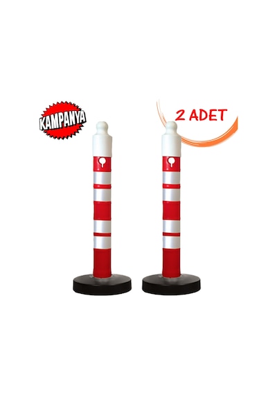 Otopark Bariyeri Ucuz Dubalı Uyarı Dikmesi Reflektifli Duba Dikme