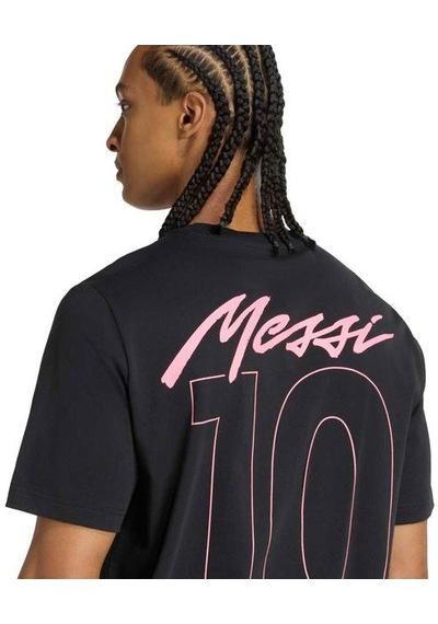 Adidas Messi N N Erkek Siyah Tişört
