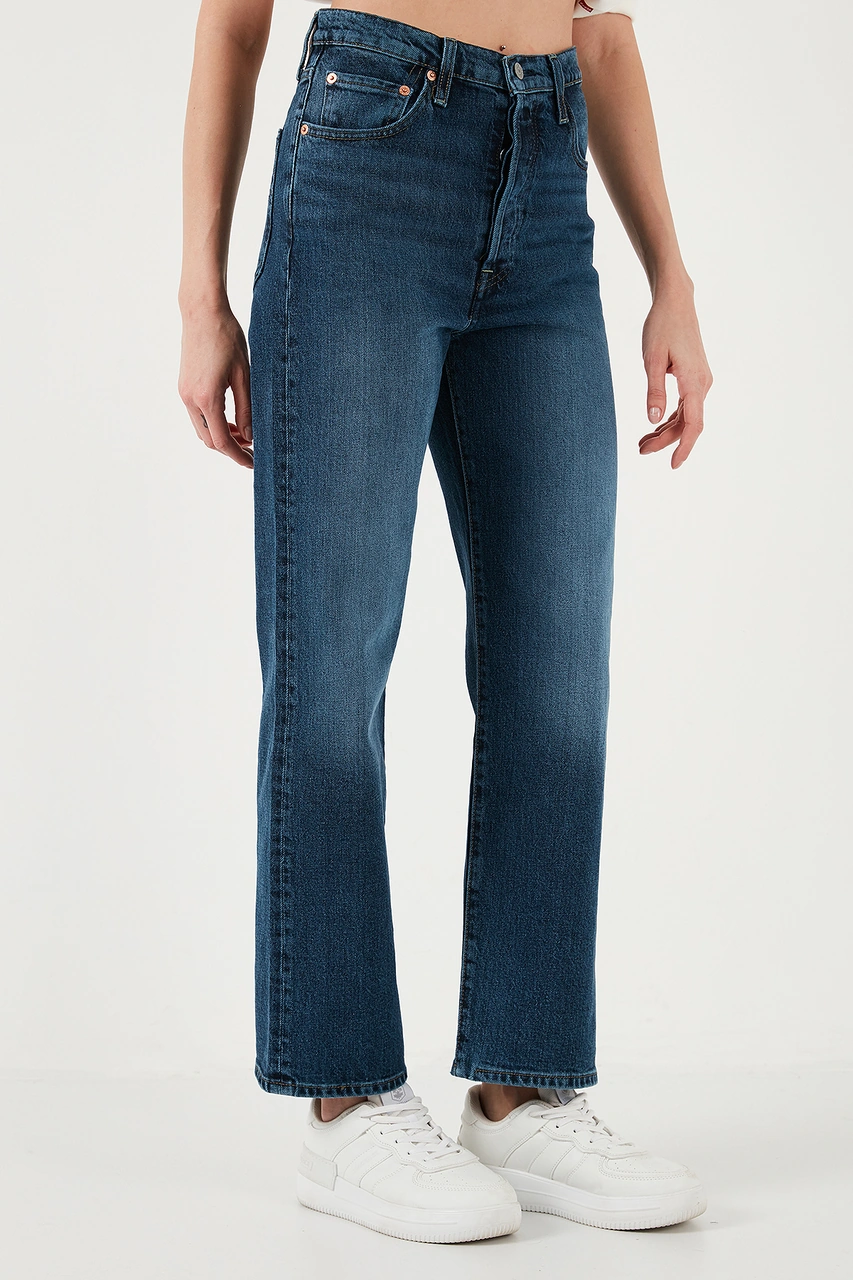 Levi's Bayan Kot Pantolon A7743-0010 Koyu Mavi Koyu Mavi