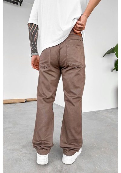 Mocha Basic Premium Baggy Pantolon Mocha