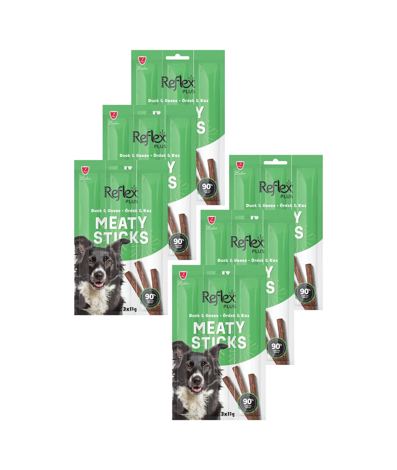 Meaty Sticks Ördek Ve Kaz Etli Köpek Ödül Çubuğu 3x11gr Altılı Paket