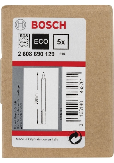 Bosch - Sds-max Şaftlı Sivri Keski 600 Mm 5'li