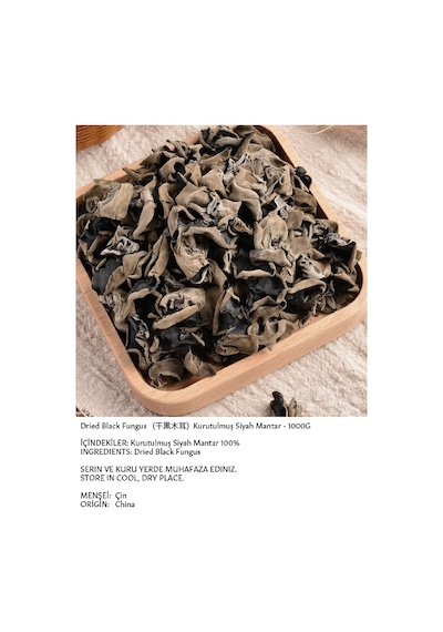 Xushi Gıda Kurutulmuş Siyah (dried Black Fungus ) 1 Kg