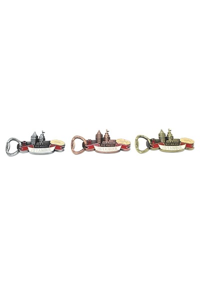 Metal İstanbul Temalı Yöresel Magnet Açacak Diğer