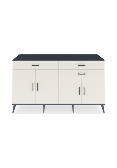 Hyperion Konsol 2 Raflı 3 Çekmeceli 4 Kapaklı 176x44x99 Antrasit- Antrasit-aytaşı Hyperion Konsol 2 Raflı 3 Çekmeceli 4 Kapaklı 176x44x99 Antrasit- Antrasit-aytaşı