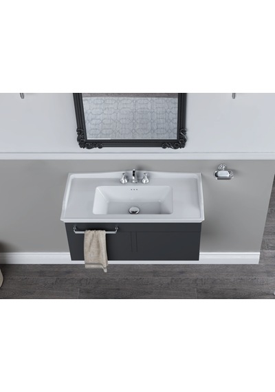 Turkuaz Seramik Cerastyle Kapadokya 80 x 48 CM Etajerli Lavabo