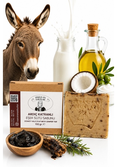 Ardıç Katranlı Eşek Sütü Sabunu 100 Gr