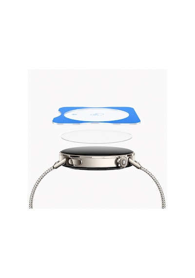 Mi Watch S4 41mm Uyumlu Kolay Takılabilir Takma Aparatlı Temperli Cam Ekran Koruyucu