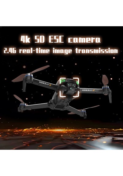 Çeşithane Gd83 Fırçasız Motor Katlanabilir Drone Hd Kamera Wifi Fpv Kumandalı