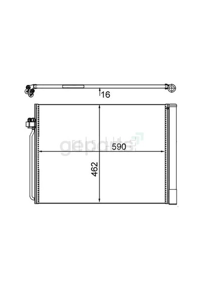 Klima Radyatoru X5 E70-x5 E70 Lci - X5 F15-x6 E71-x6 F16 2007-2018