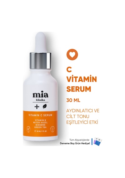 Mia Klinika Cilt Aydınlatıcı Vitamin C Serum 30 ML