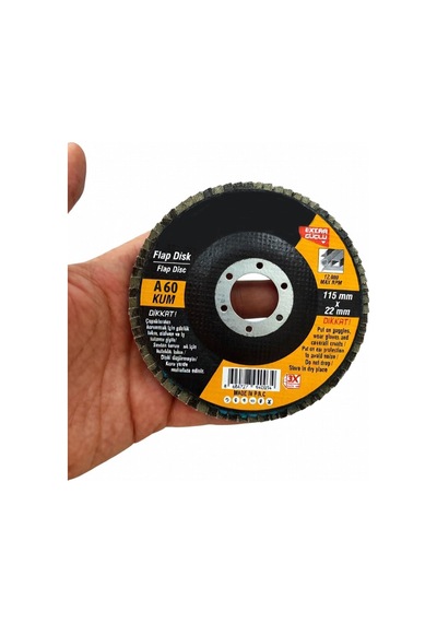 Alüminyum Gövde Flap Disk 115 Mm 60 Kum 10 Adet Taşlama Diski Metal Ahşap Yüzey Zımpara Disk Seti