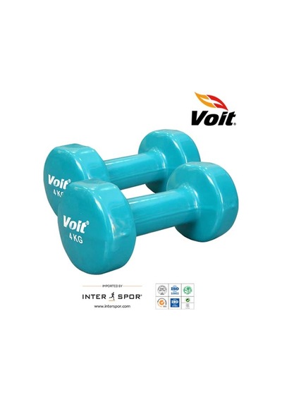 Voit Vinyl Dipping Dambıl 4 KG X 2 Ad Mavi